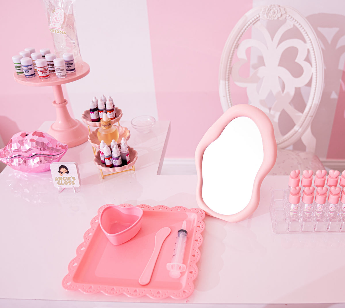 Luxury Lipgloss Bar Event Package for 15 Guests